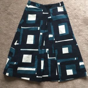 Banana Republic Skirt 4 Blue and Navy